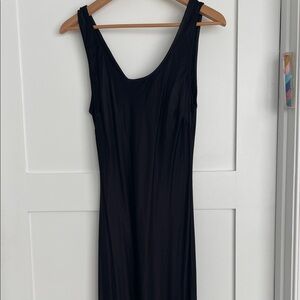 Chic Black Sleeveless Maxi Dress